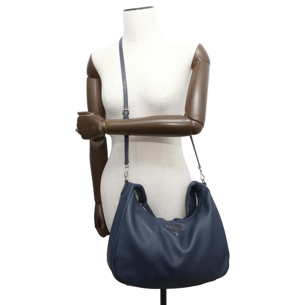 Prada Shoulder Bag Vitello Phoenix Leather - Picture 4 of 12
